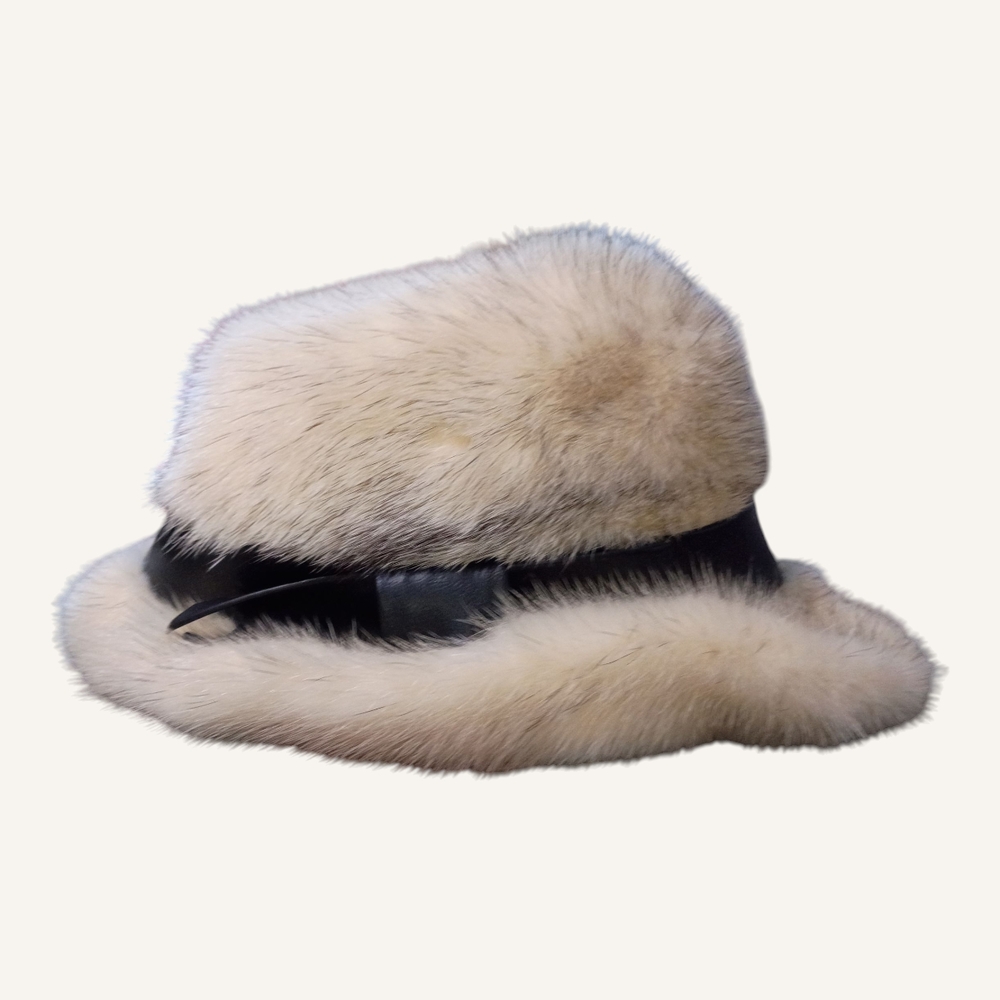 Gorgeous Mob Boss Rabbit Fur Hat
